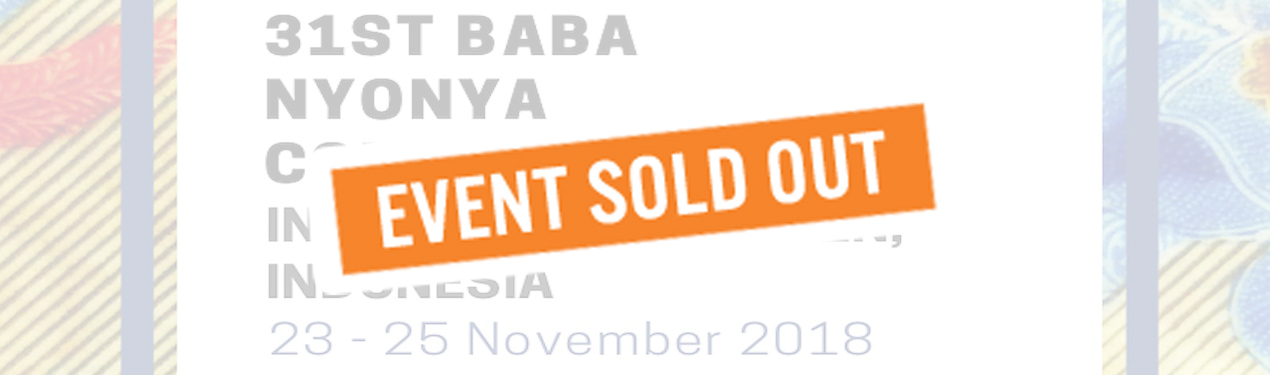 31st Baba Nyonya Convention 2018