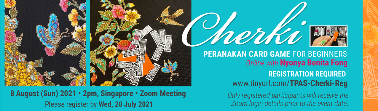 Learn to play: Cherki (Peranakan card game) for beginners, online by Nyonya Benita Fong