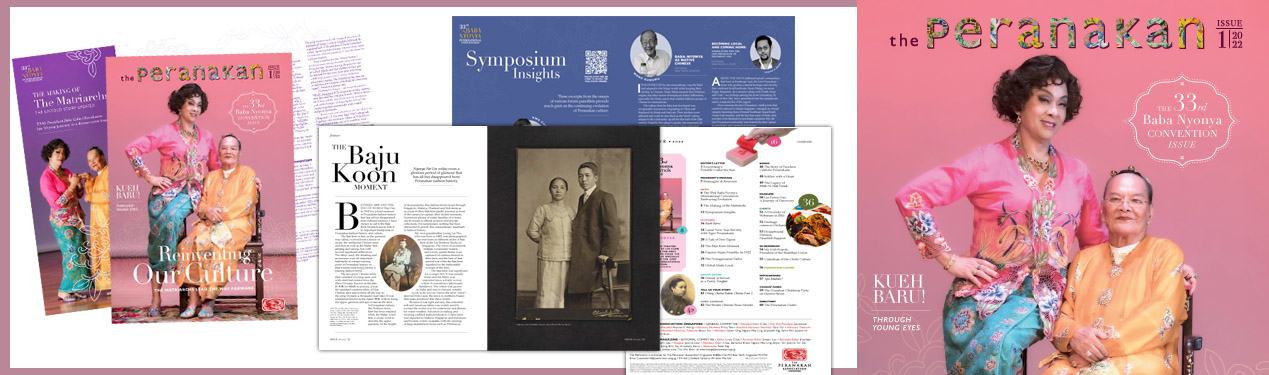 THE PERANAKAN MAGAZINE 01/2022