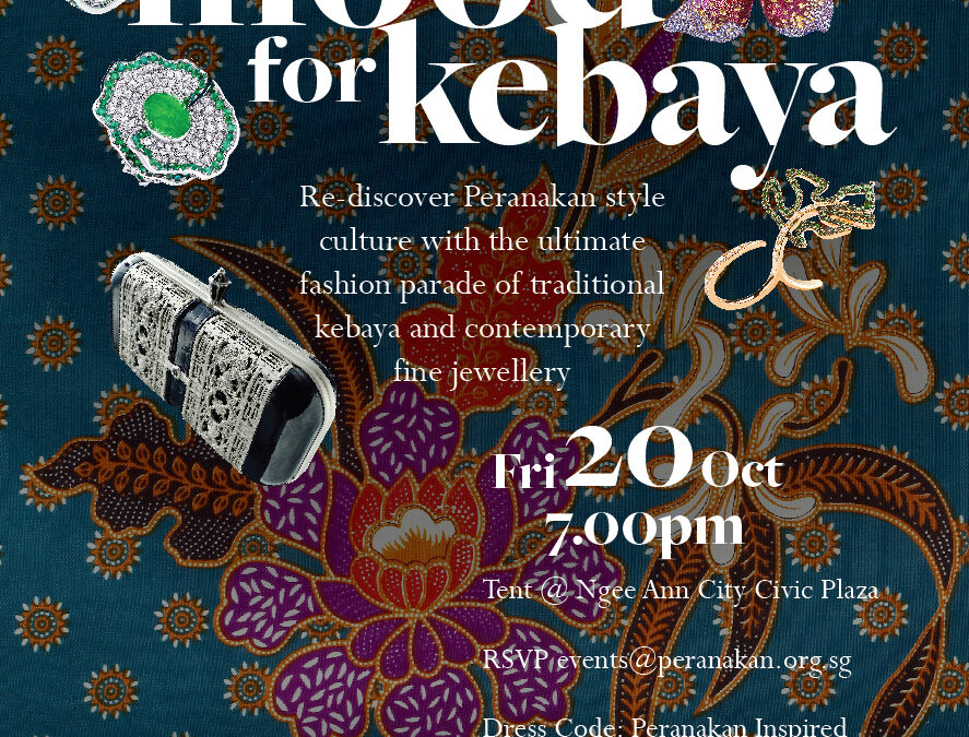 You are invited to UltraLuxe and The Peranakan Association Singapore “In the Mood for Kebaya” parade on 20 Oct 2023