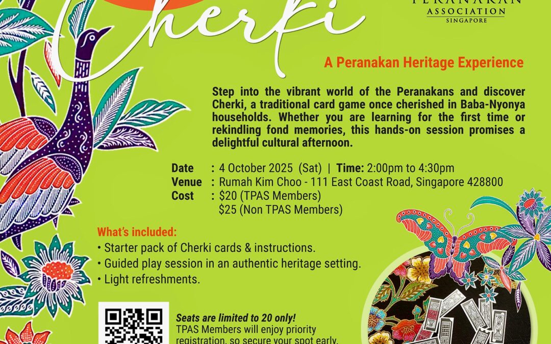 Learn to Play Cherki – Join us & book early! (Limited to 20pax)