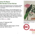 Dari Kebun Ke Dapur From the Garden to the Kitchen by Chakap Baba Nonya